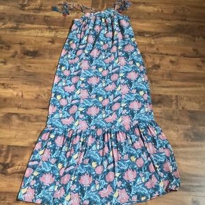 Floral print maxi dress